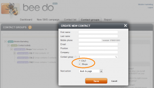 manage contacts 300x171 SMS marketing: targeting and satisfying customer needs
